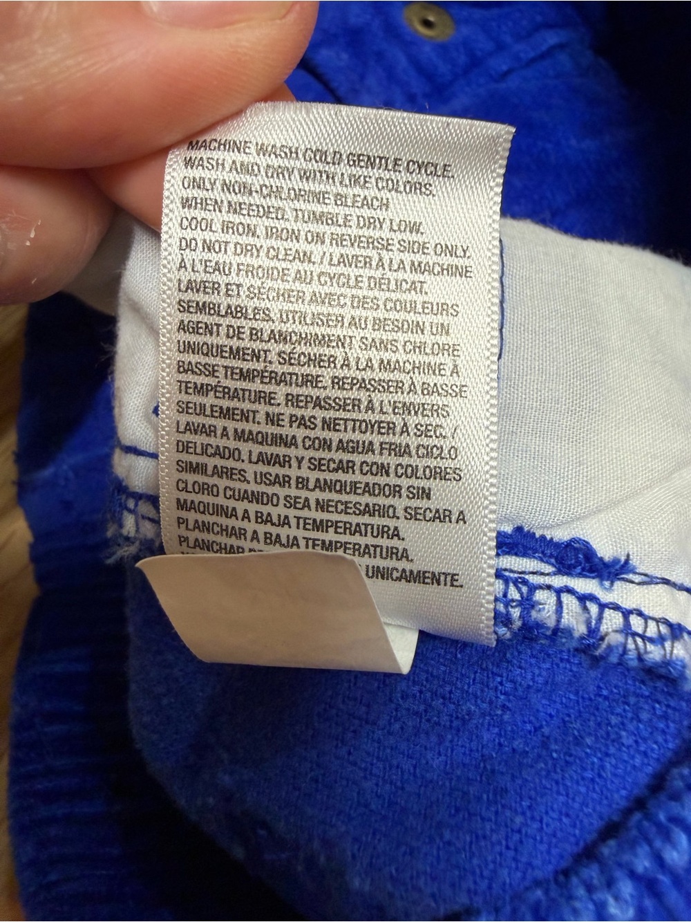 Old Navy Girls 3T Royal Blue Velour Pull On Mini Skirt Stretch Soft Casual Play - Picture 4 of 6